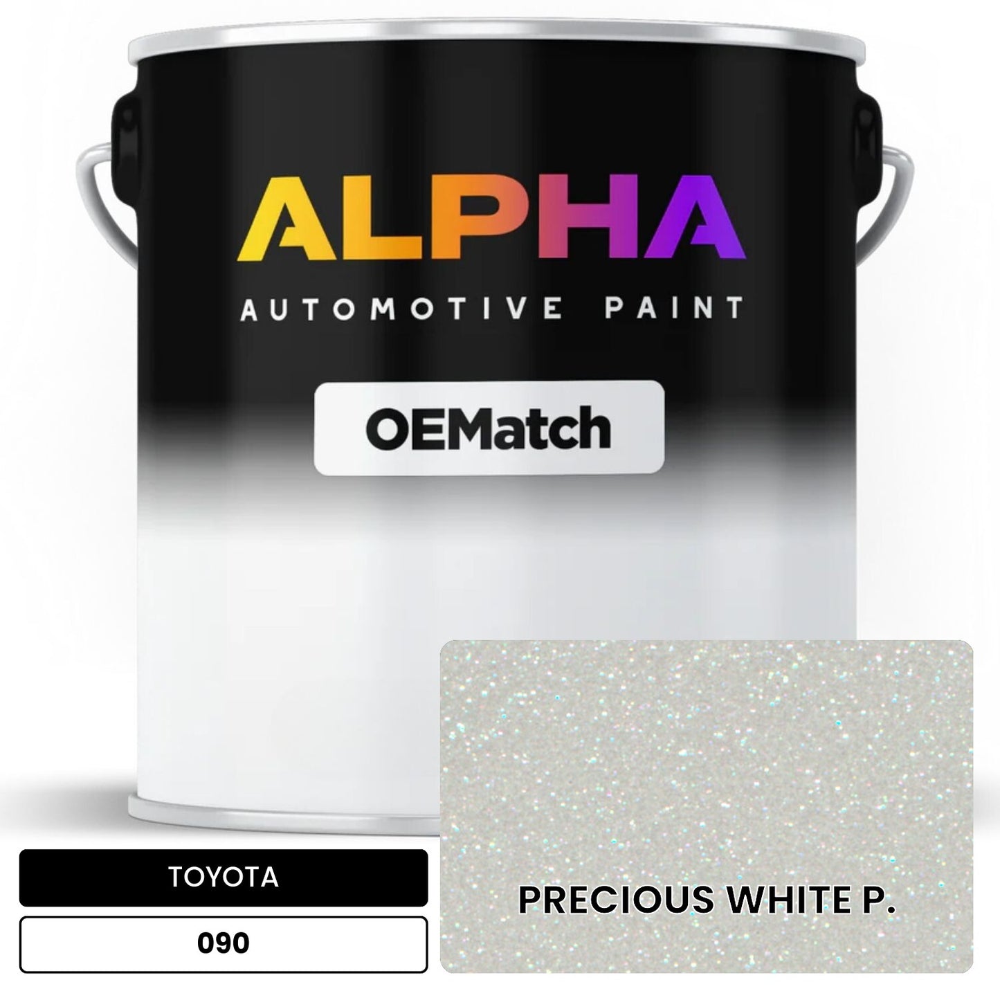 TOYOTA PRECIOUS WHITE P. 090 OEMatch Basecoat