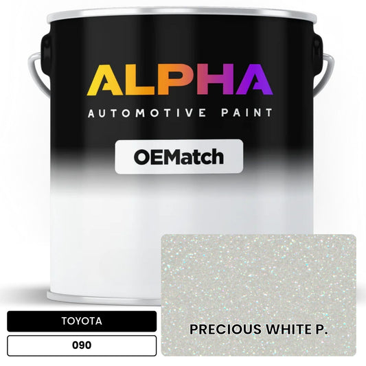TOYOTA PRECIOUS WHITE P. 090 OEMatch Basecoat