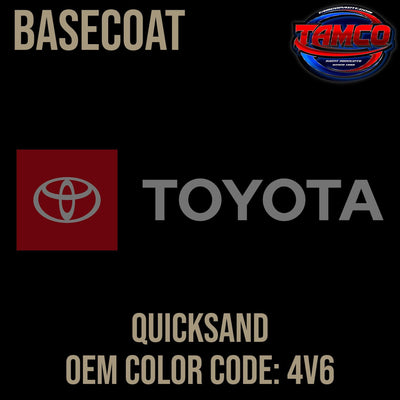 Toyota Quicksand | 4V6 | 2011-2023 | OEM Basecoat - The Spray Source - Tamco Paint Manufacturing