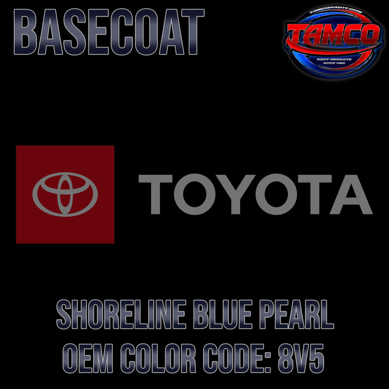 Toyota Shoreline Blue Pearl | 8V5 | 2010-2022 | OEM Basecoat - The Spray Source - Tamco Paint Manufacturing