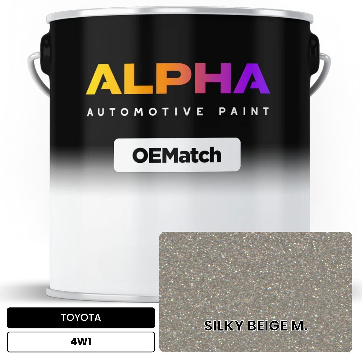 TOYOTA SILKY BEIGE M. 4W1 OEMatch Basecoat