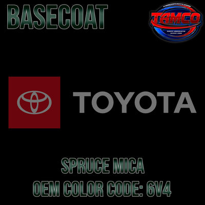 Toyota Spruce Mica | 6V4 | 2010-2015 | OEM Basecoat - The Spray Source - Tamco Paint Manufacturing