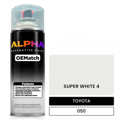 TOYOTA SUPER WHITE 4 050 | OEMatch Automotive Spraycan