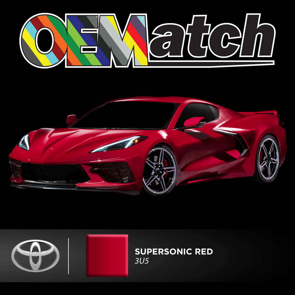 Toyota Supersonic Red 3U5 KIT | OEM Drop-In Pigment - The Spray Source - Alpha Pigments