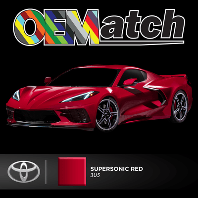 Toyota Supersonic Red 3U5 KIT | OEM Drop-In Pigment - The Spray Source - Alpha Pigments