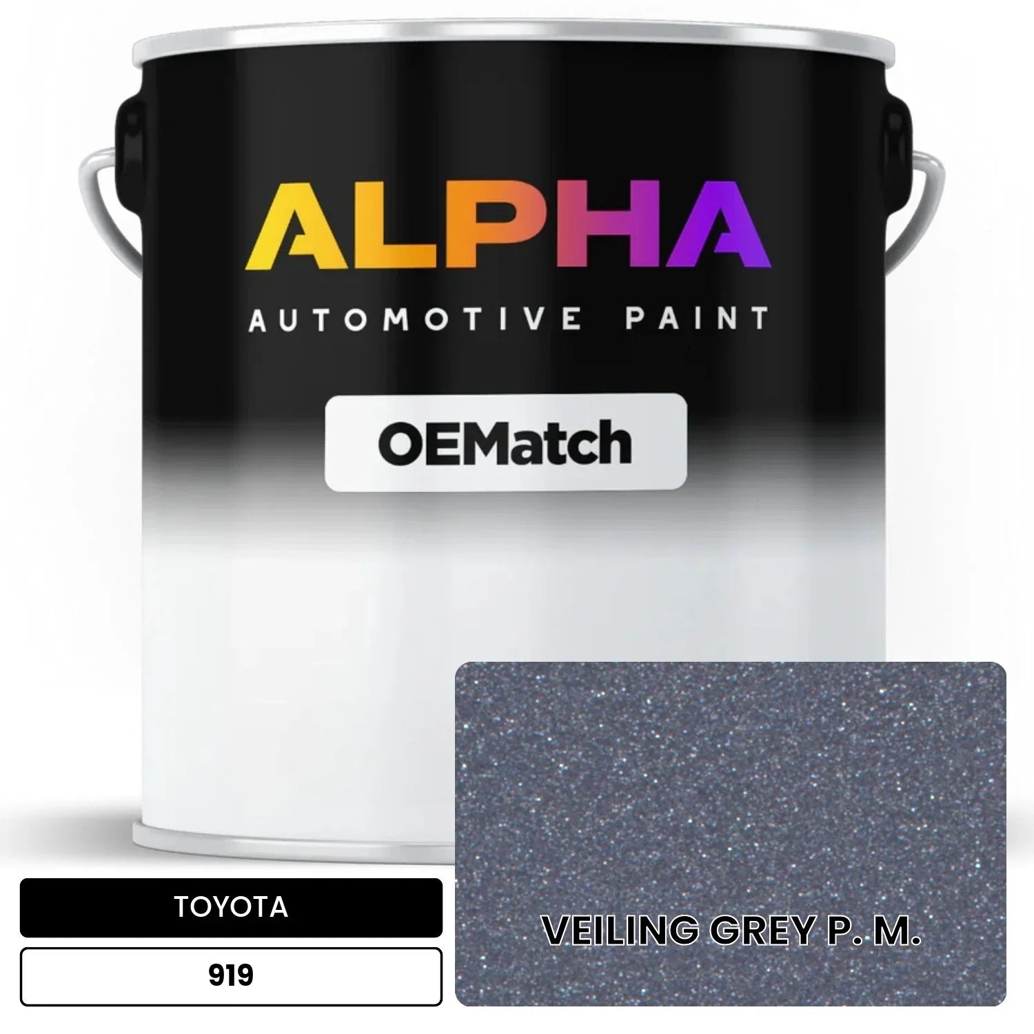 TOYOTA VEILING GREY P. M. 919 OEMatch Basecoat