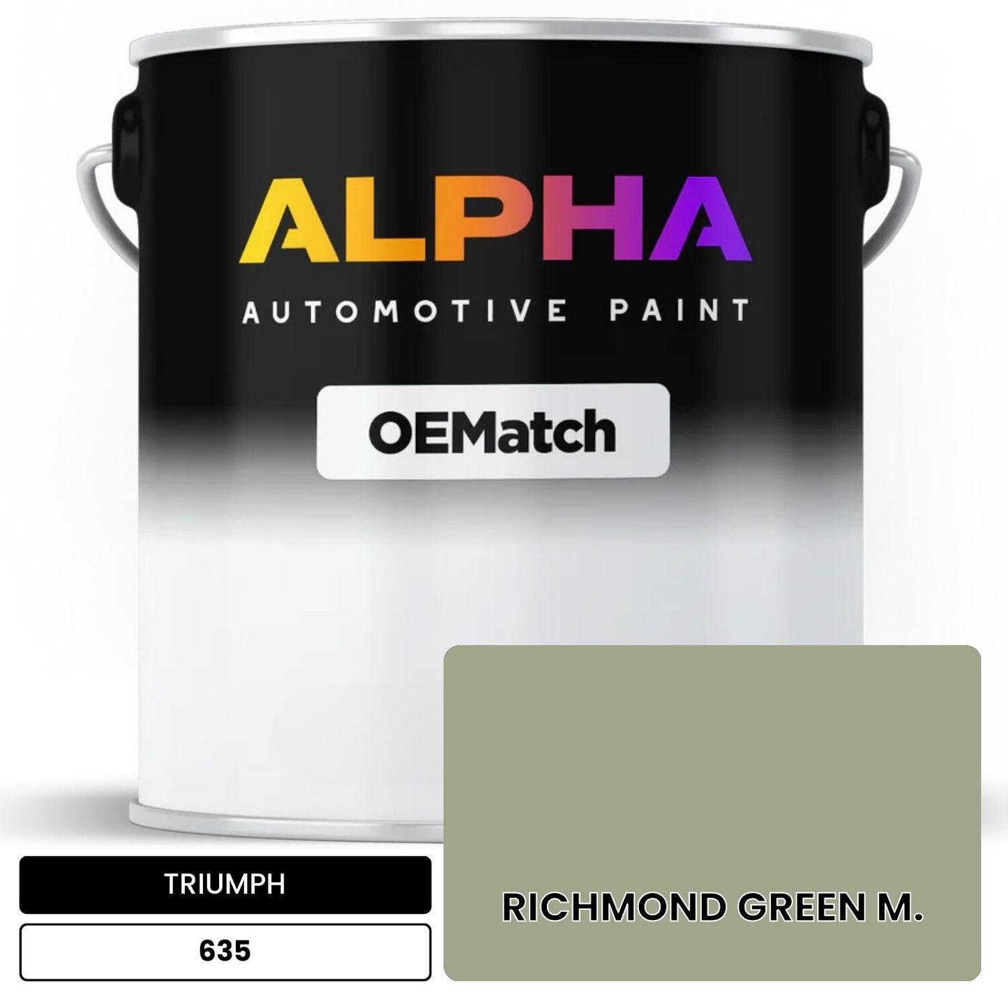TRIUMPH RICHMOND GREEN M. 635 OEMatch Basecoat