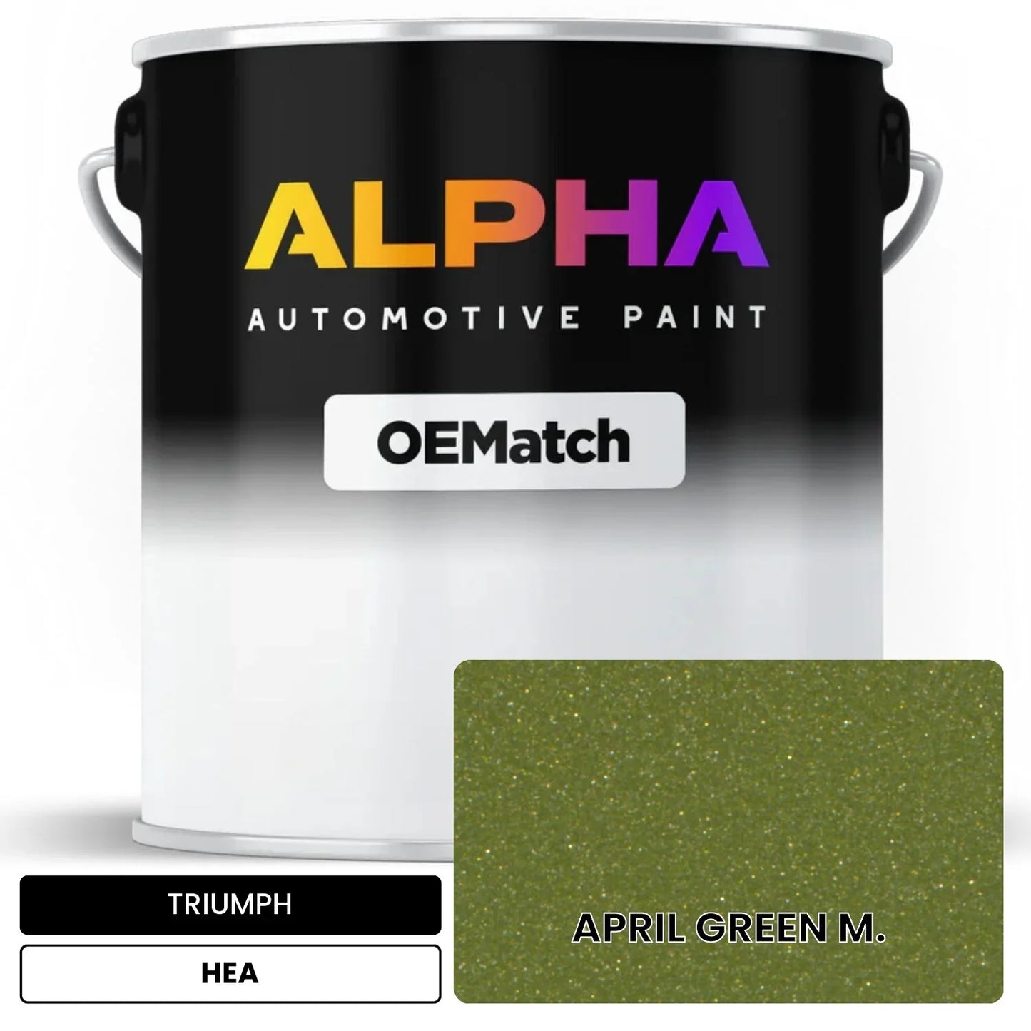 TRIUMPH APRIL GREEN M. HEA OEMatch Basecoat