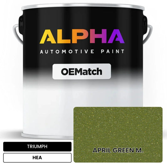 TRIUMPH APRIL GREEN M. HEA OEMatch Basecoat