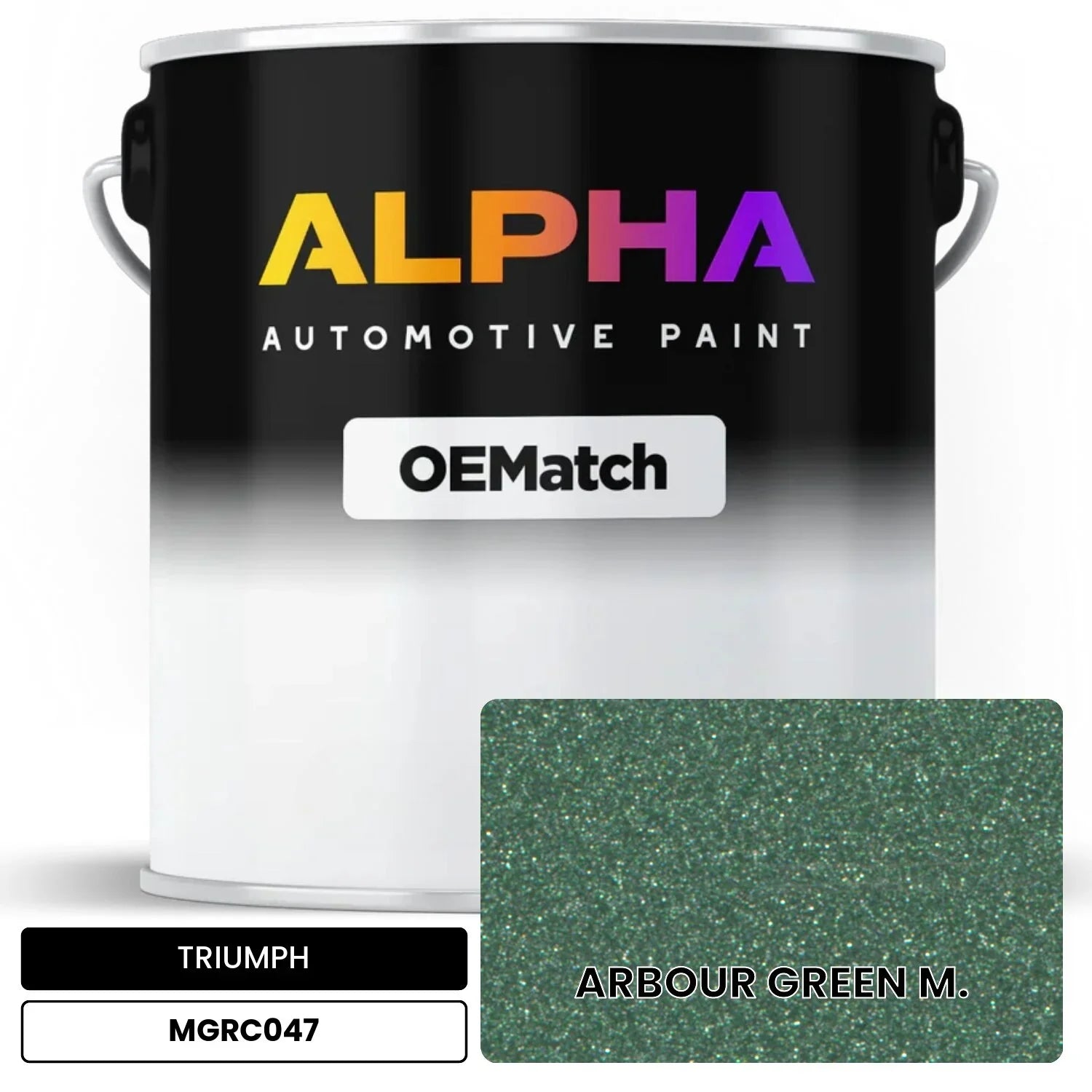 TRIUMPH ARBOUR GREEN M. MGRC047 OEMatch Basecoat
