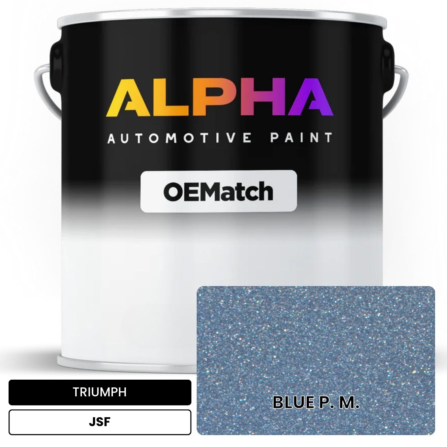 TRIUMPH BLUE P. M. JSF OEMatch Basecoat