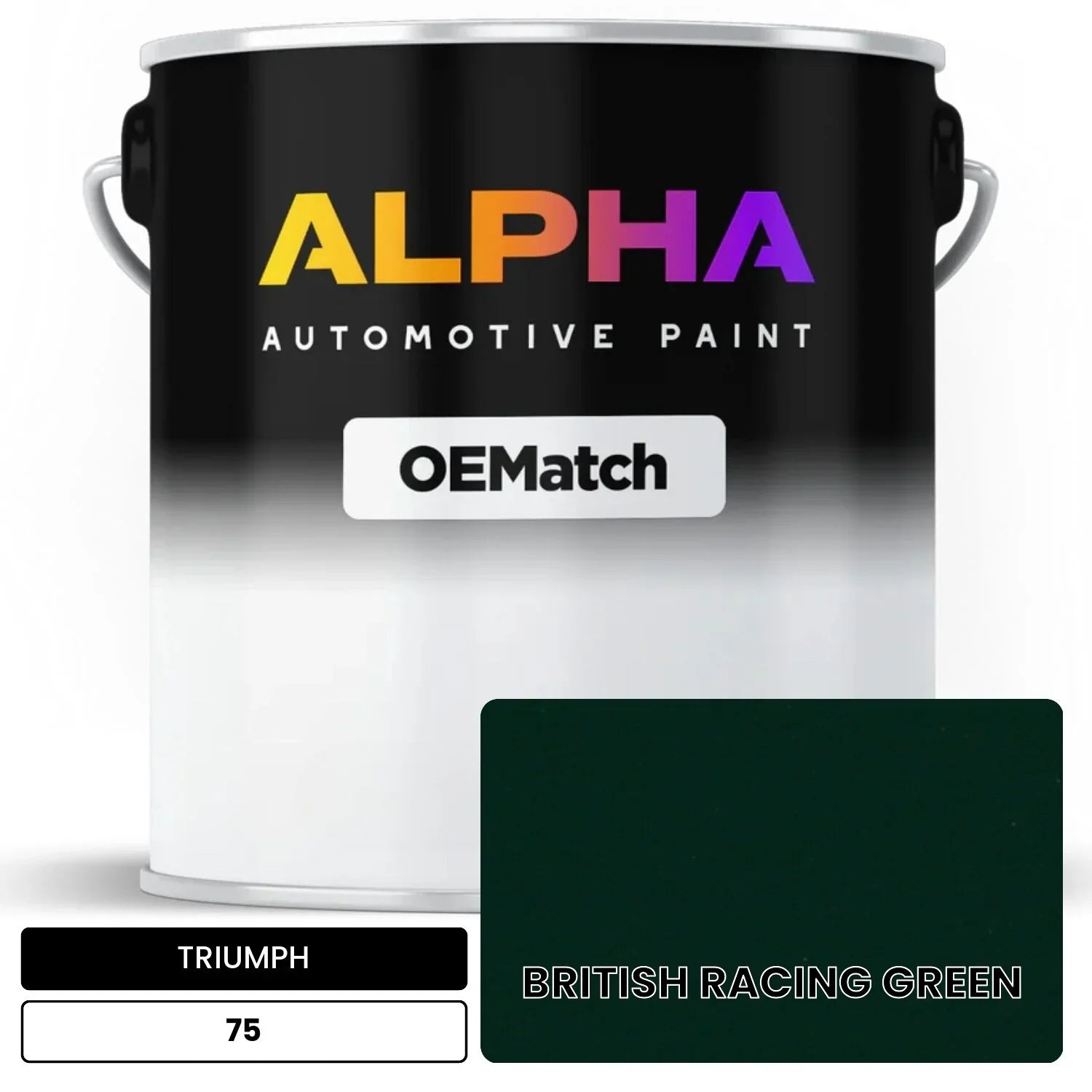 TRIUMPH BRITISH RACING GREEN 75 OEMatch Basecoat
