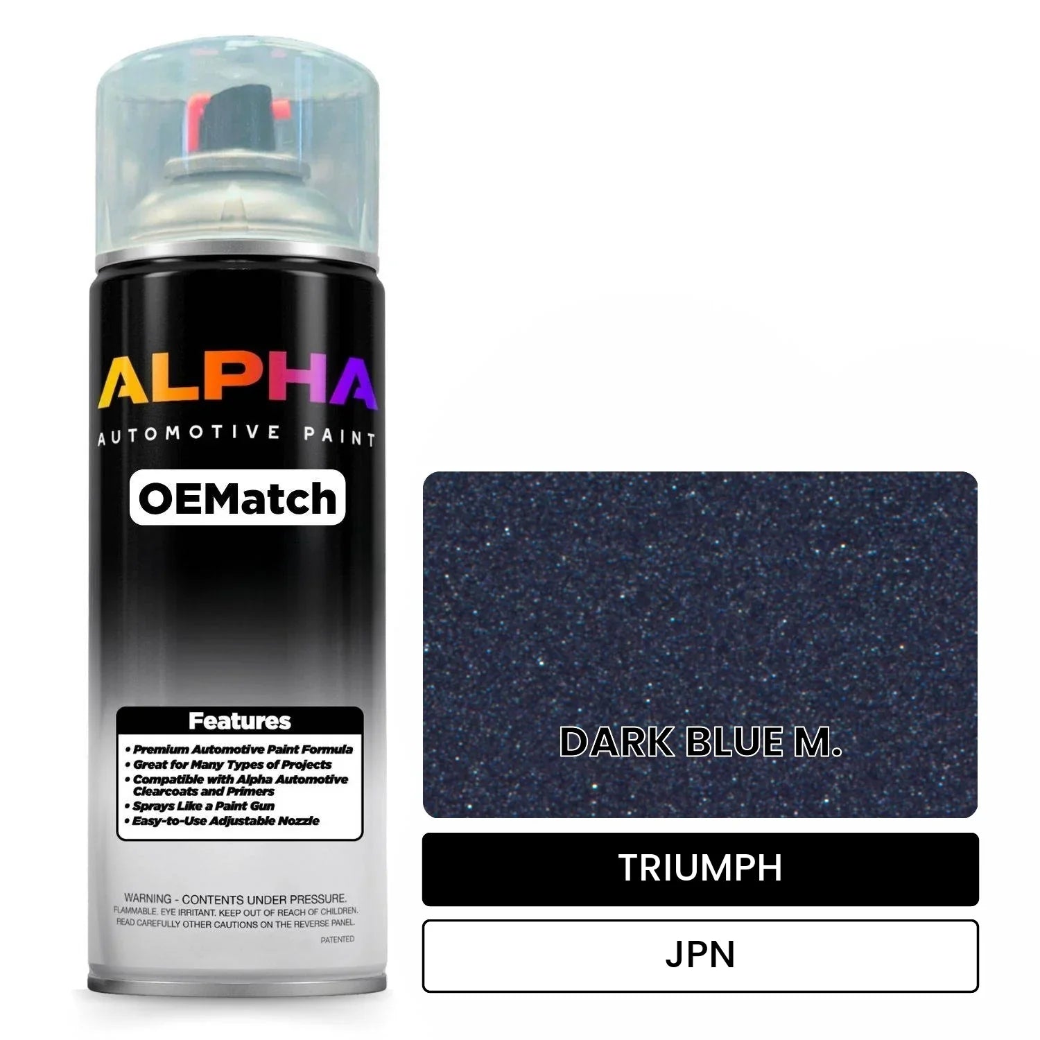 TRIUMPH DARK BLUE M. JPN OEMatch Spraycan