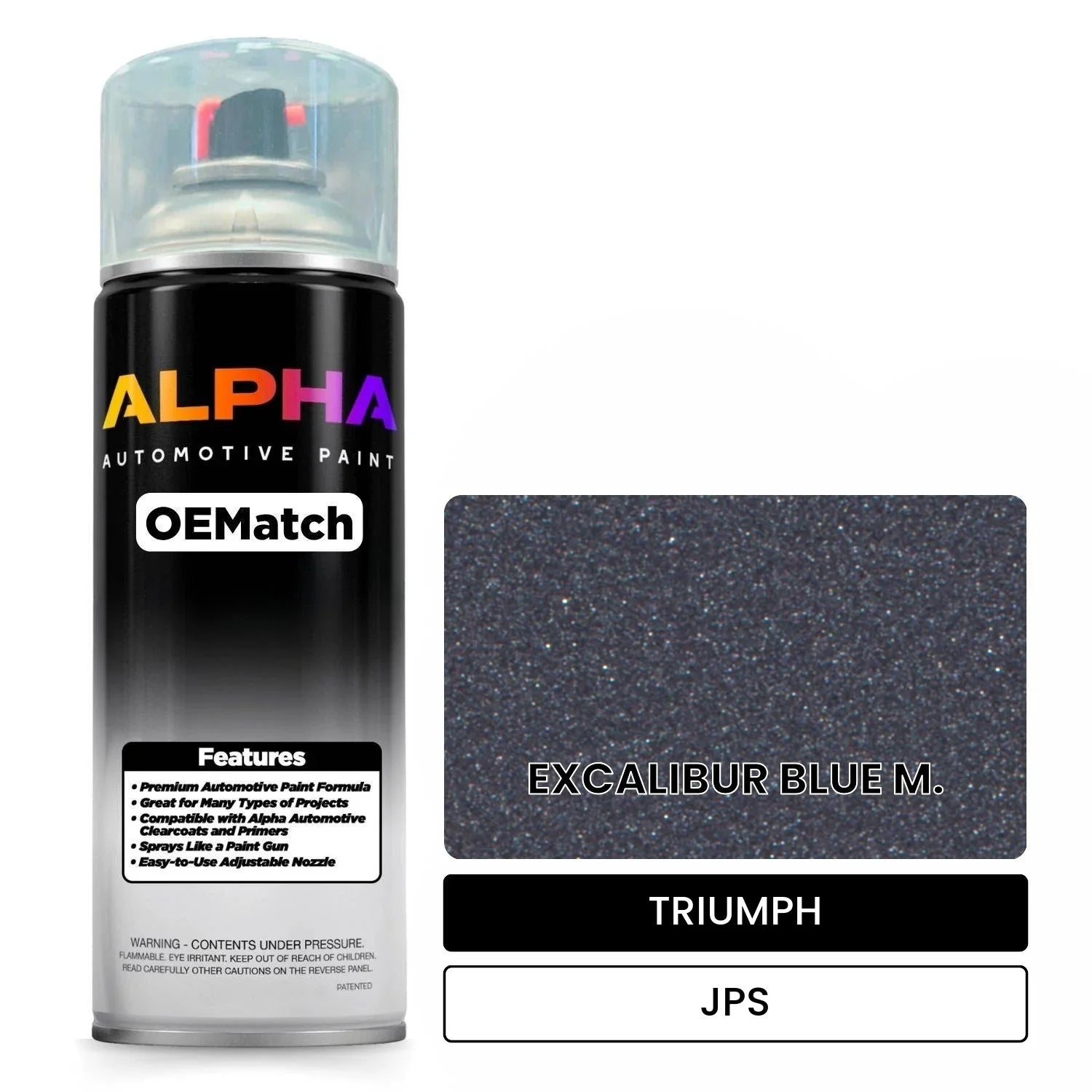 TRIUMPH EXCALIBUR BLUE M. JPS OEMatch Spraycan