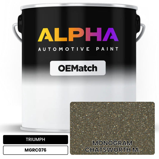 TRIUMPH MONOGRAM CHATSWORTH M. MGRC076 OEMatch Basecoat
