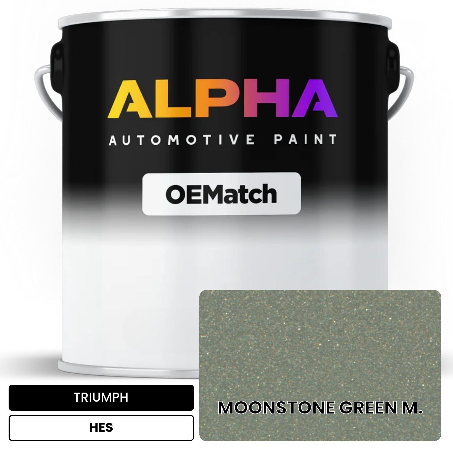 TRIUMPH MOONSTONE GREEN M. HES OEMatch Basecoat