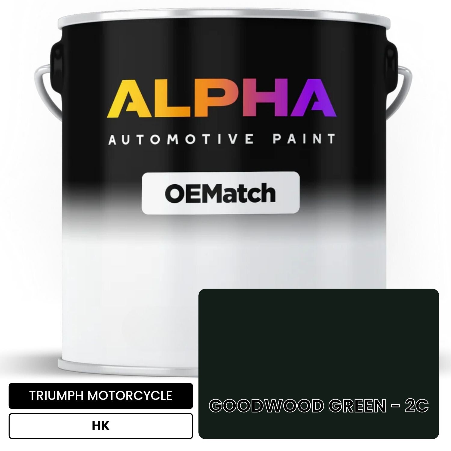 TRIUMPH MOTORCYCLE GOODWOOD GREEN - 2C HK OEMatch Basecoat