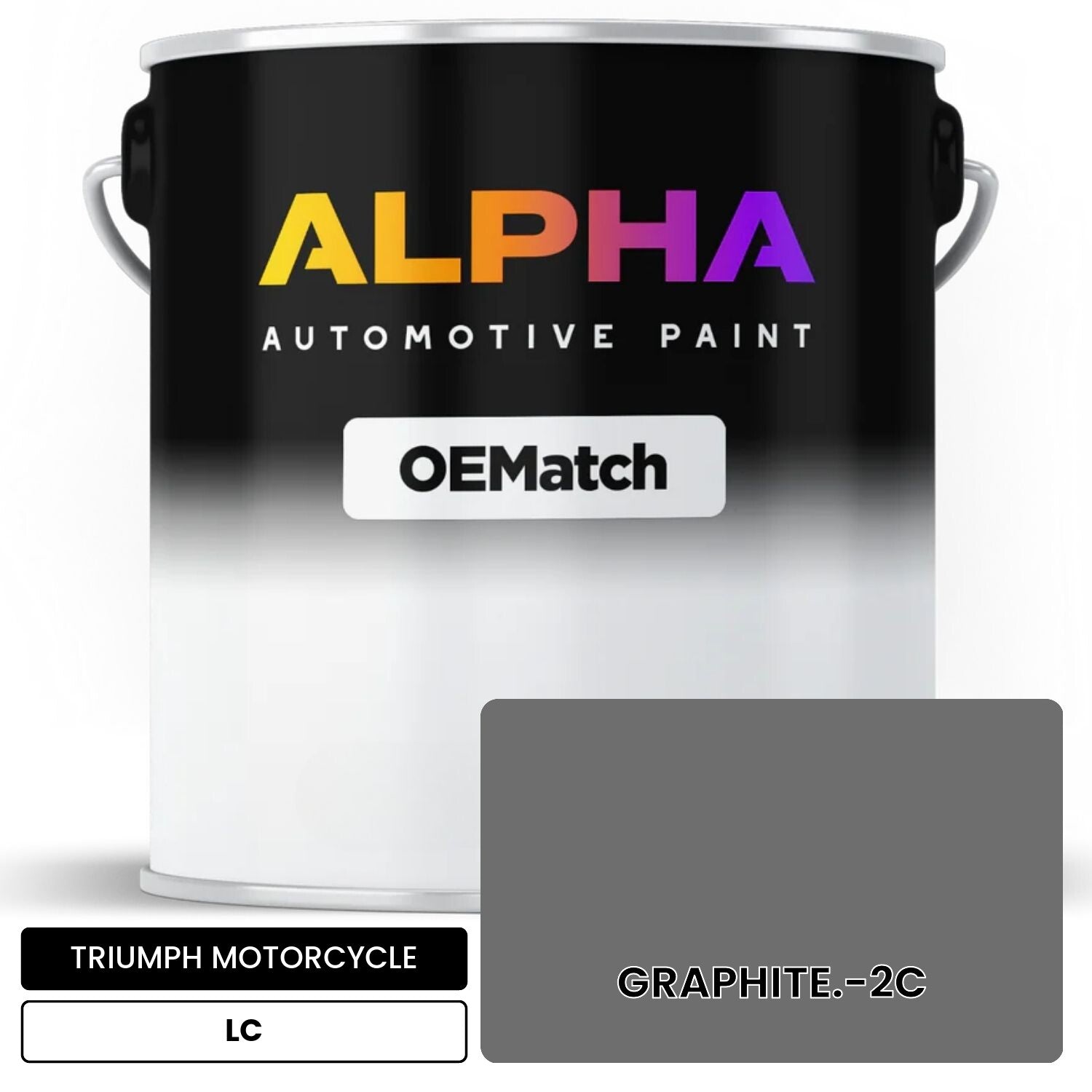 TRIUMPH MOTORCYCLE GRAPHITE - 2C LC OEMatch Basecoat