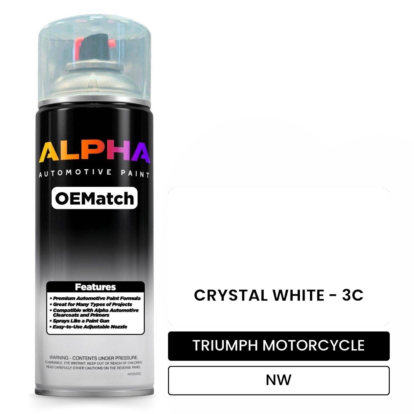 TRIUMPH MOTORCYCLE  NW OEMatch Spraycan