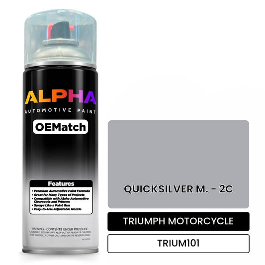 TRIUMPH MOTORCYCLE QUICKSILVER M. - 2C TRIUM101 OEMatch Spraycan
