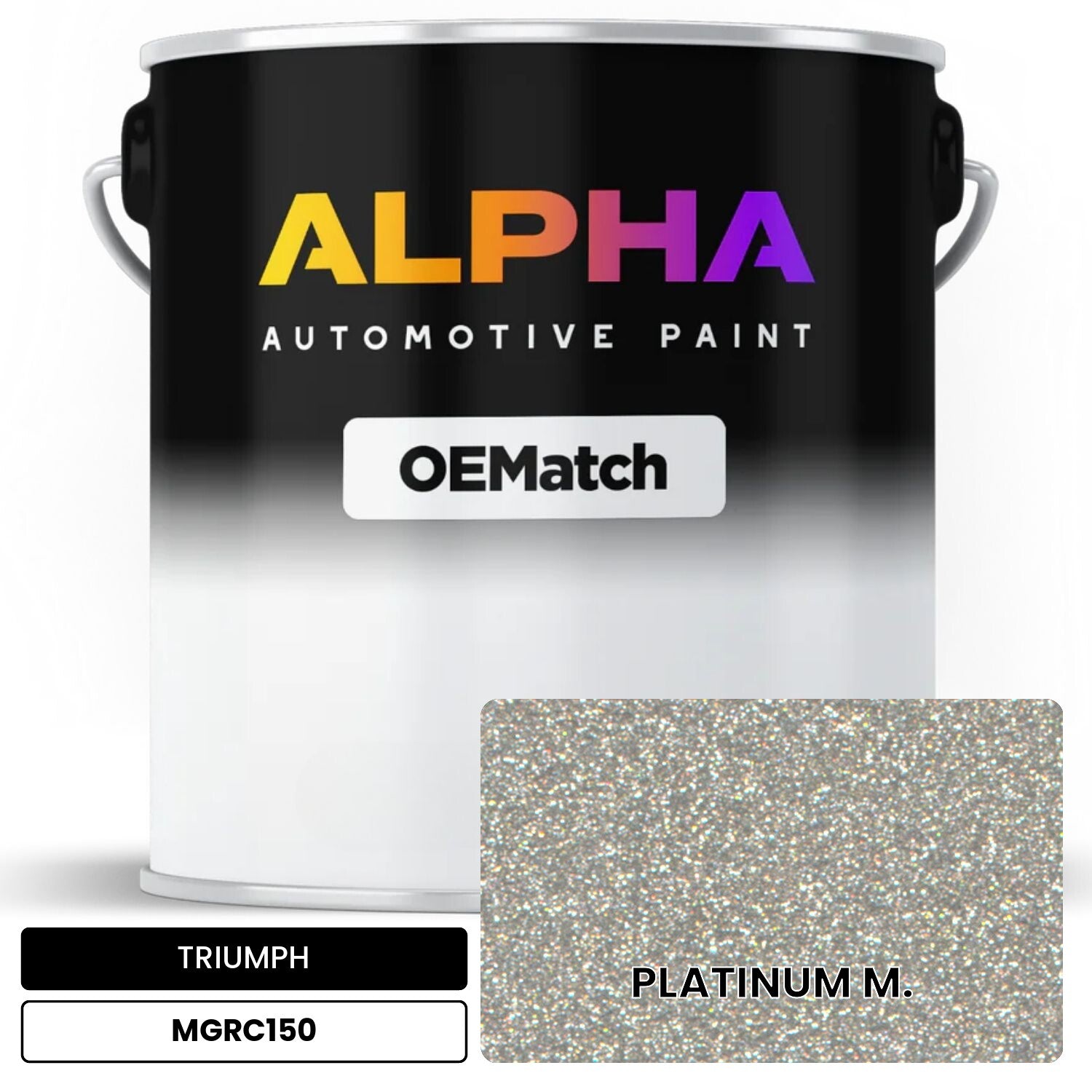 TRIUMPH PLATINUM M. MGRC150 OEMatch Basecoat
