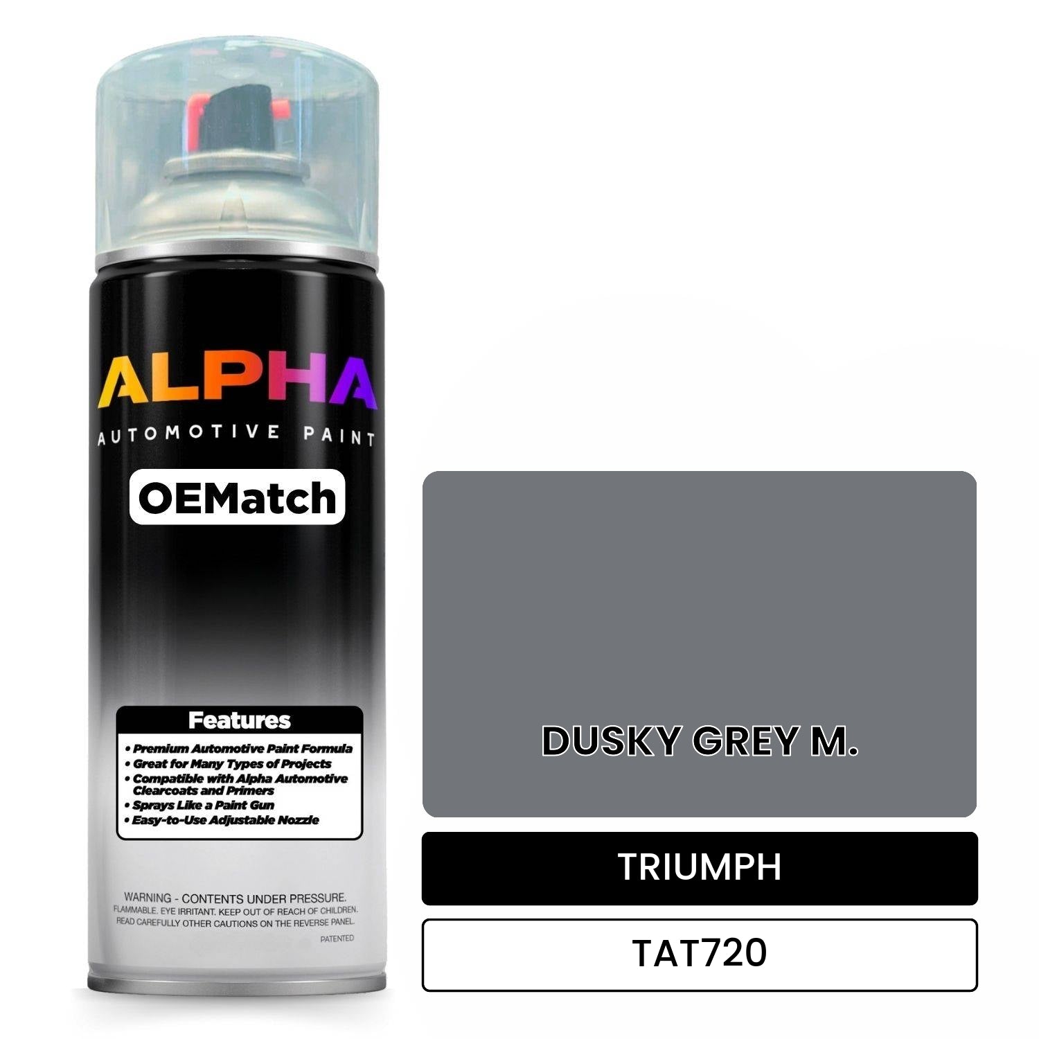 TRIUMPH DUSKY GREY M. TAT720 OEMatch Spraycan
