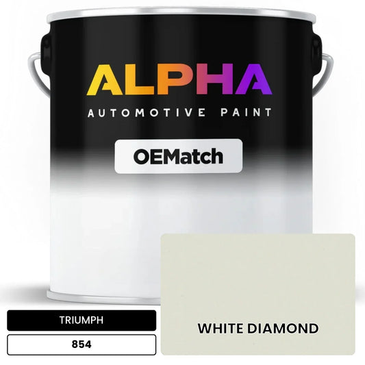 TRIUMPH WHITE DIAMOND 854 OEMatch Basecoat