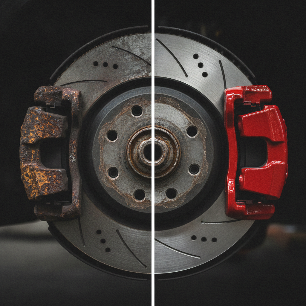 Brake Caliper Paint Kits — before and after