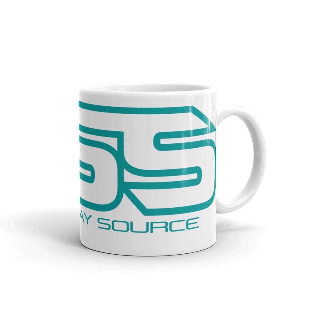 TSS Logo - White glossy mug - The Spray Source - The Spray Source