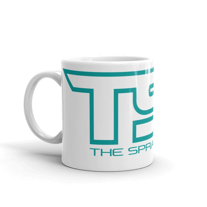 TSS Logo - White glossy mug - The Spray Source - The Spray Source