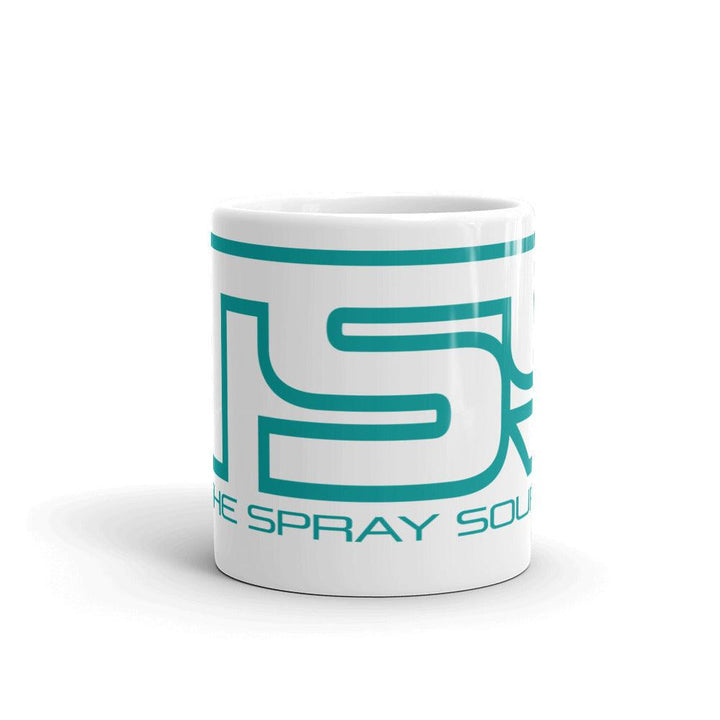 TSS Logo - White glossy mug - The Spray Source - The Spray Source