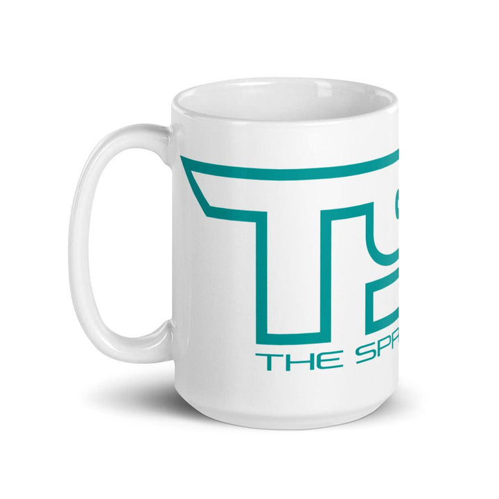 TSS Logo - White glossy mug - The Spray Source - The Spray Source