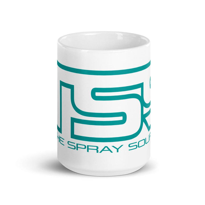 TSS Logo - White glossy mug - The Spray Source - The Spray Source