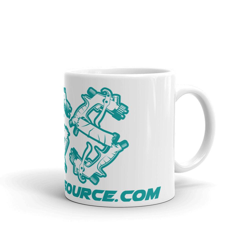 TSS Spray Equipment Logo White glossy mug - The Spray Source - The Spray Source