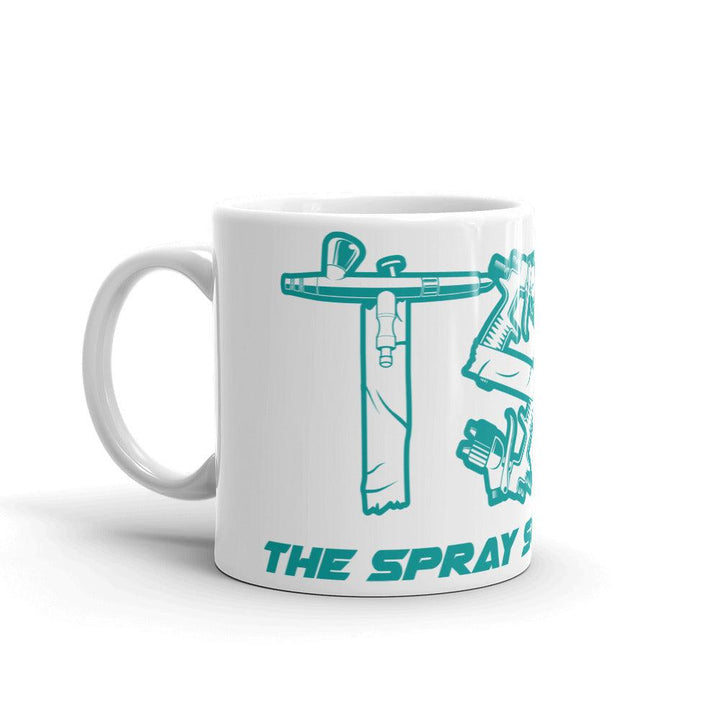 TSS Spray Equipment Logo White glossy mug - The Spray Source - The Spray Source