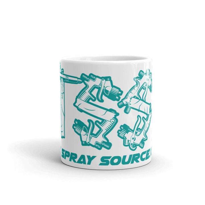 TSS Spray Equipment Logo White glossy mug - The Spray Source - The Spray Source