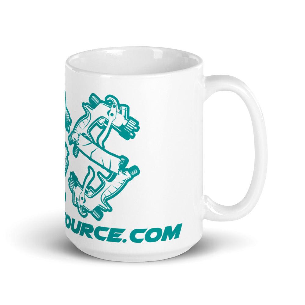 TSS Spray Equipment Logo White glossy mug - The Spray Source - The Spray Source