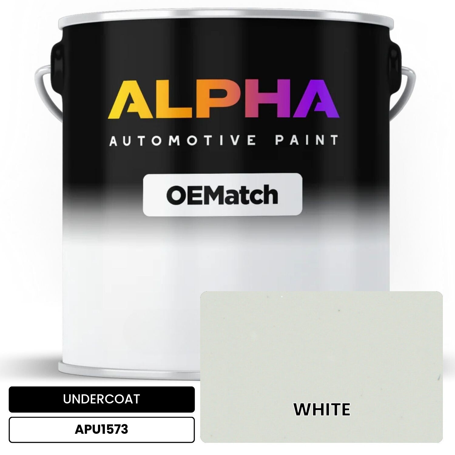 APAPU1573 WHITE OEMatch Automotive Undercoat