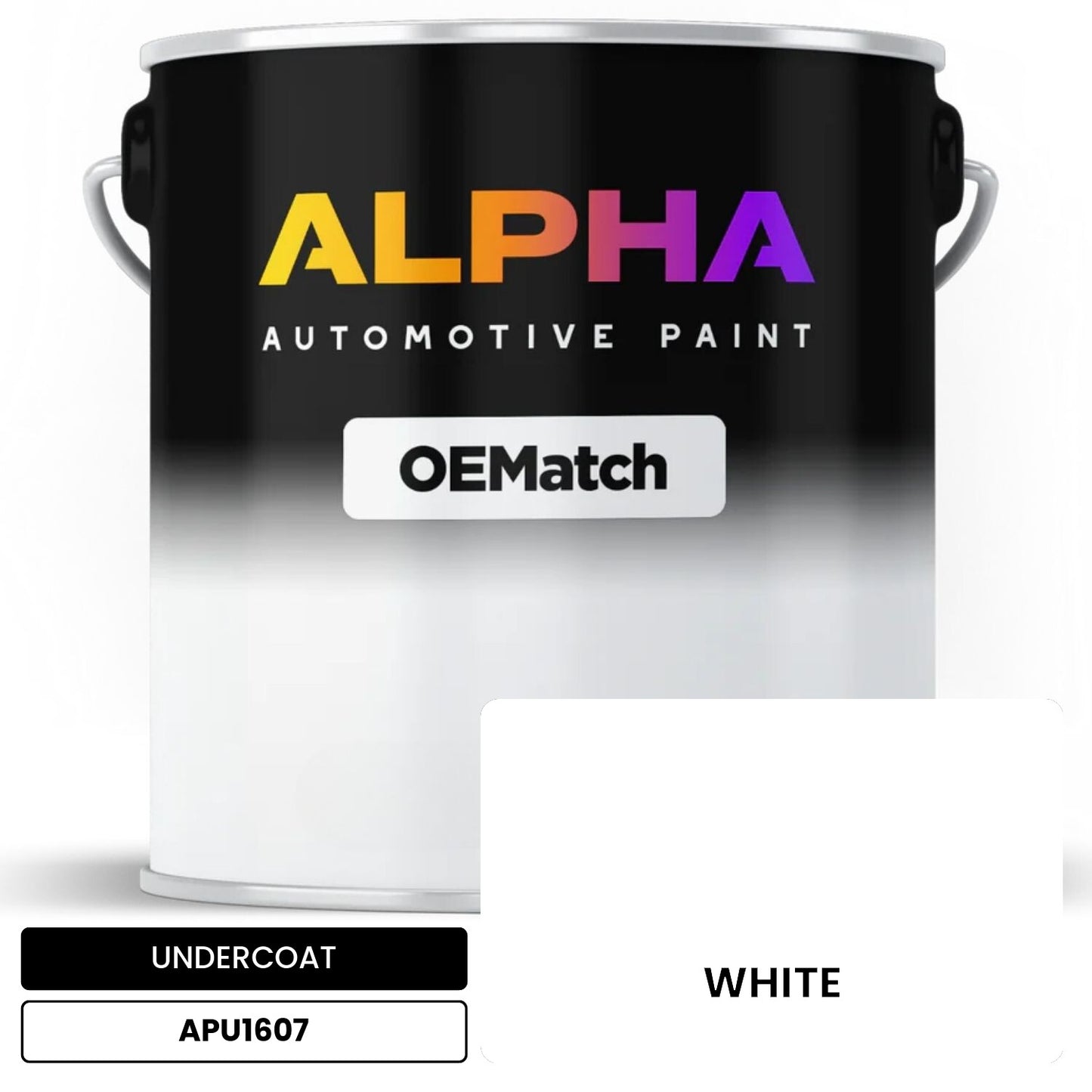 APAPU1607 WHITE OEMatch Automotive Undercoat