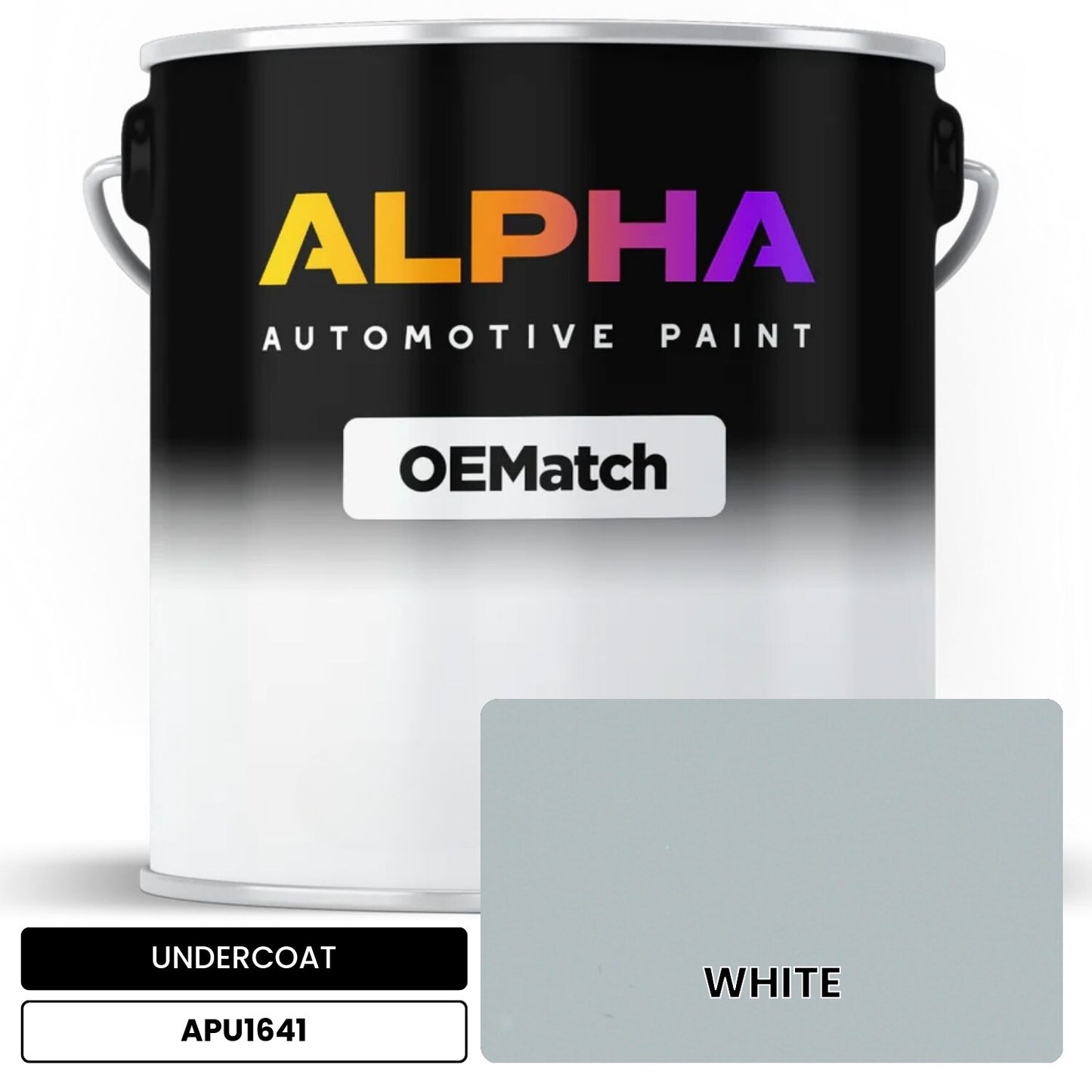APAPU1641 WHITE OEMatch Automotive Undercoat