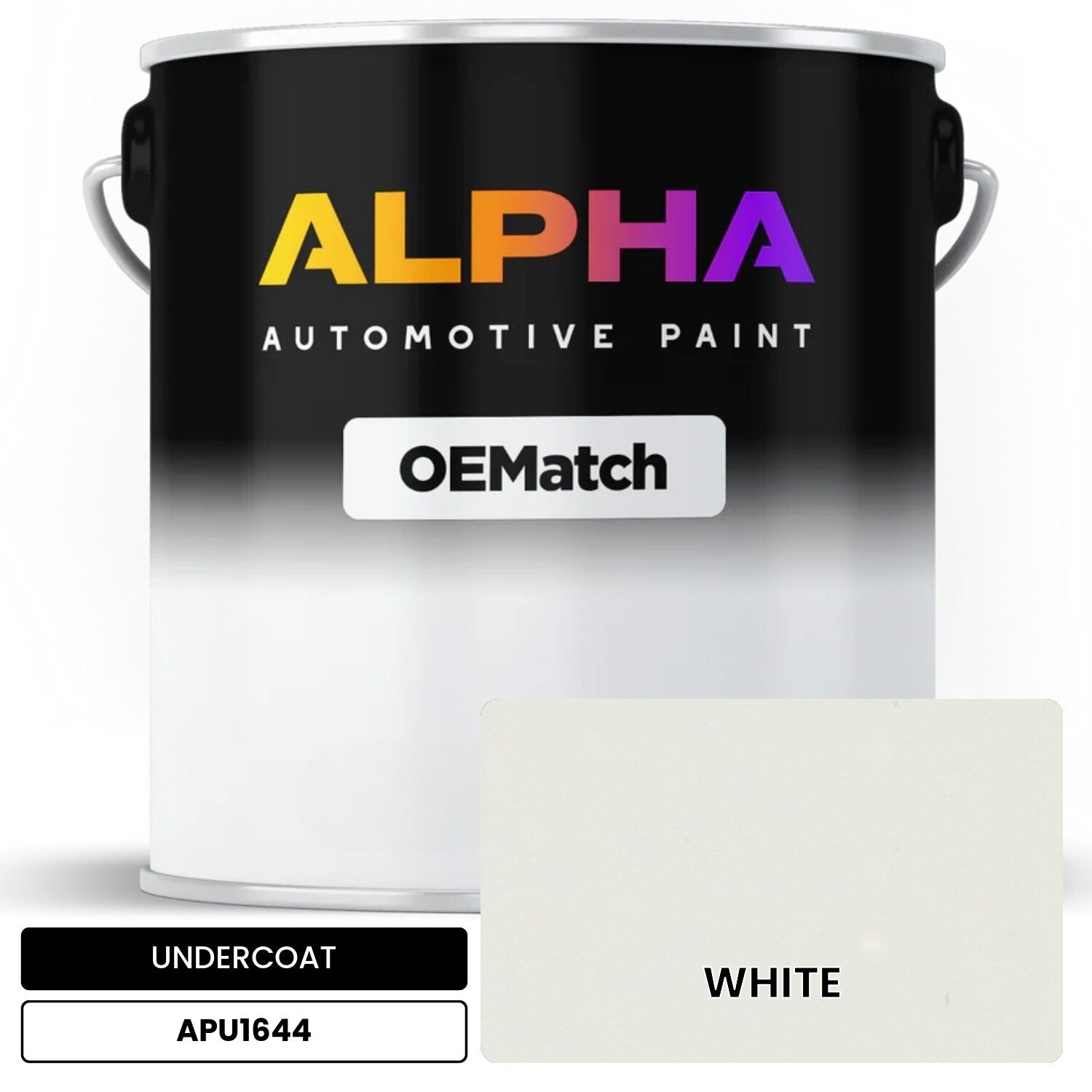 APAPU1644 WHITE OEMatch Automotive Undercoat