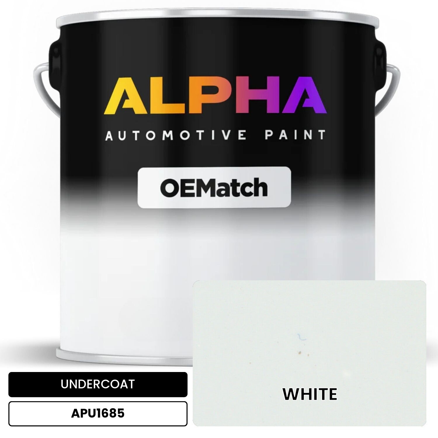 APAPU1685 WHITE OEMatch Automotive Undercoat