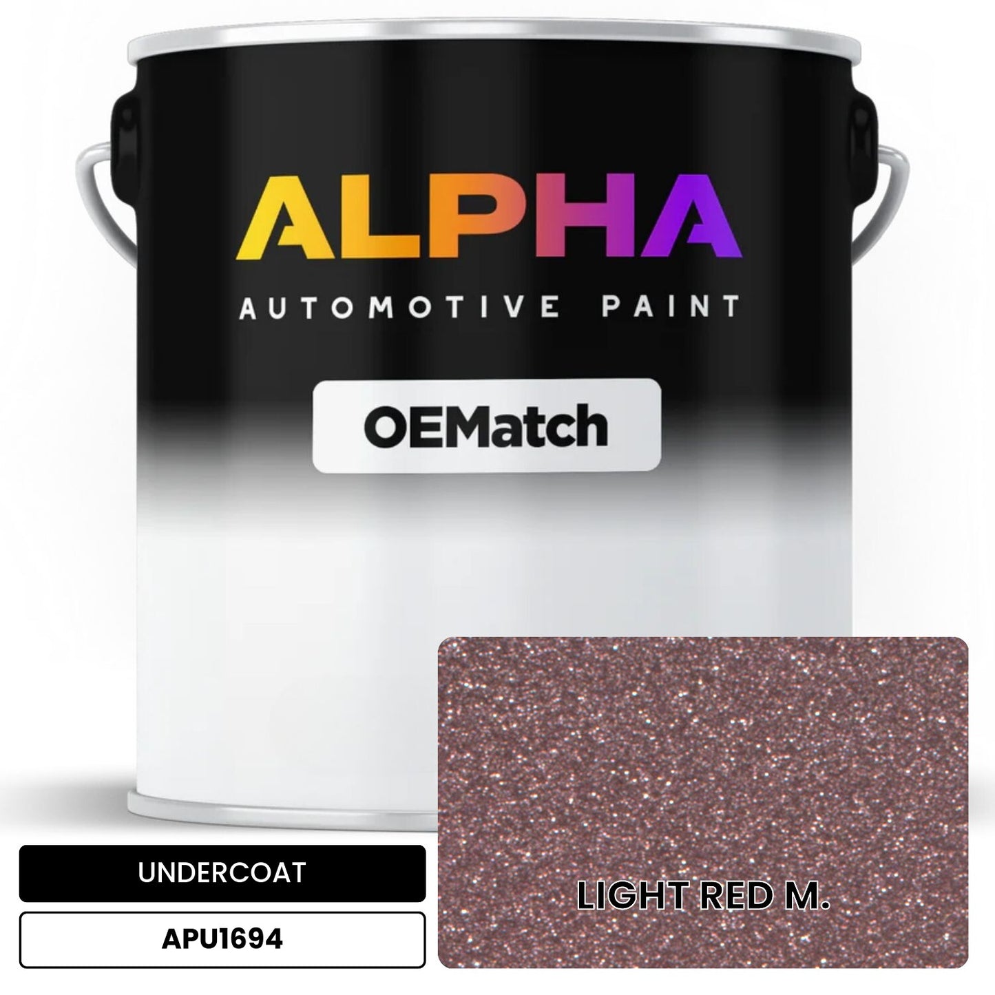 APAPU1694 LIGHT RED M. OEMatch Automotive Undercoat