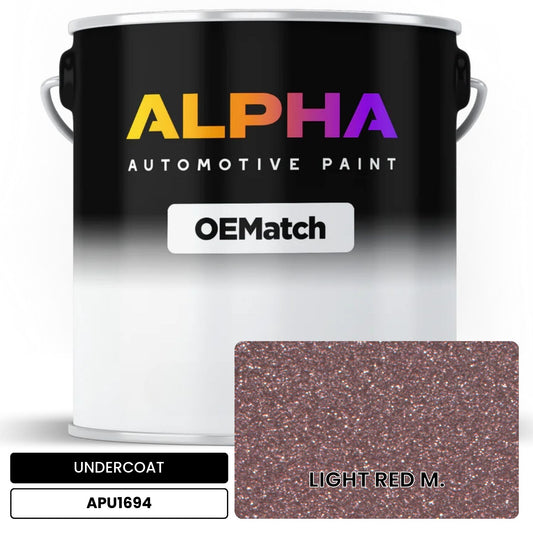 APAPU1694 LIGHT RED M. OEMatch Automotive Undercoat