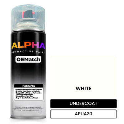 APU420 WHITE | OEMatch Automotive Spraycan Undercoat