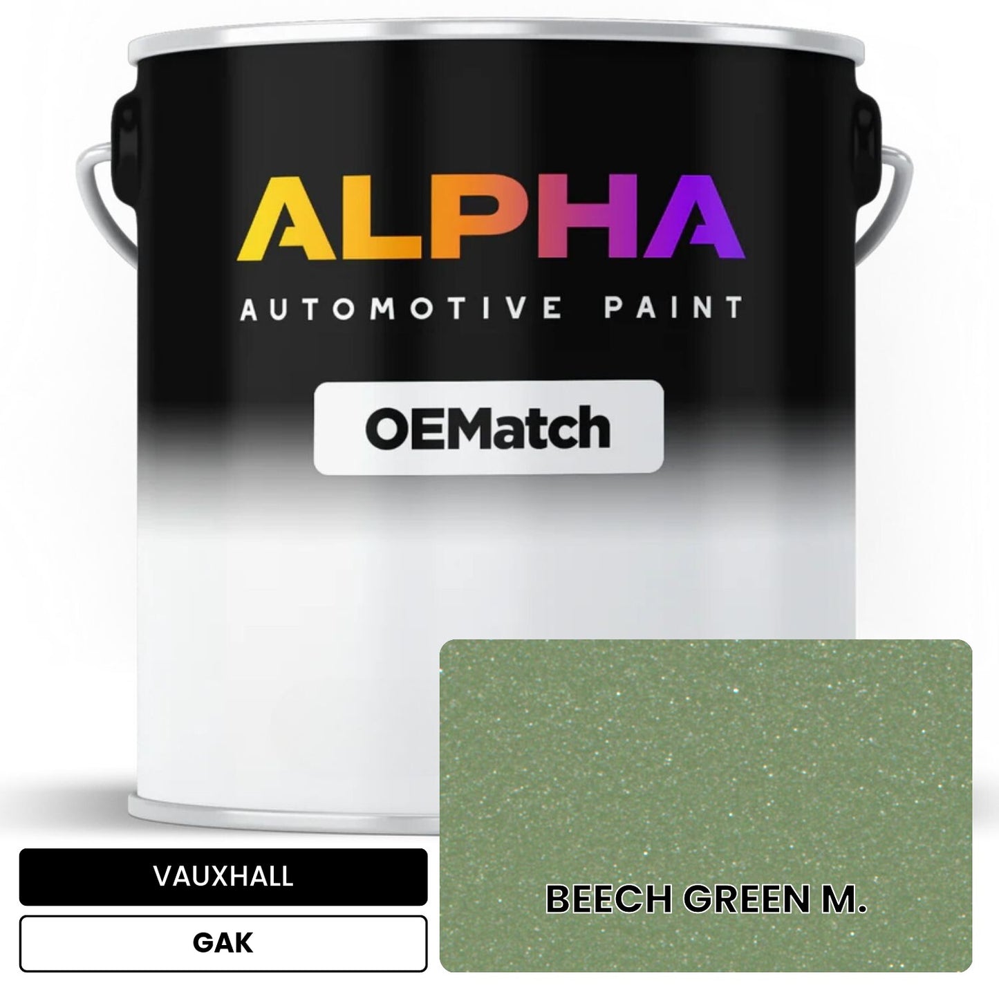 VAUXHALL BEECH GREEN M. GAK OEMatch Basecoat