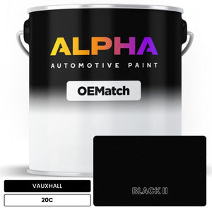 VAUXHALL BLACK II 20C | OEMatch Automotive Basecoat