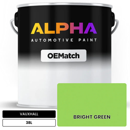 VAUXHALL BRIGHT GREEN 38L OEMatch Basecoat
