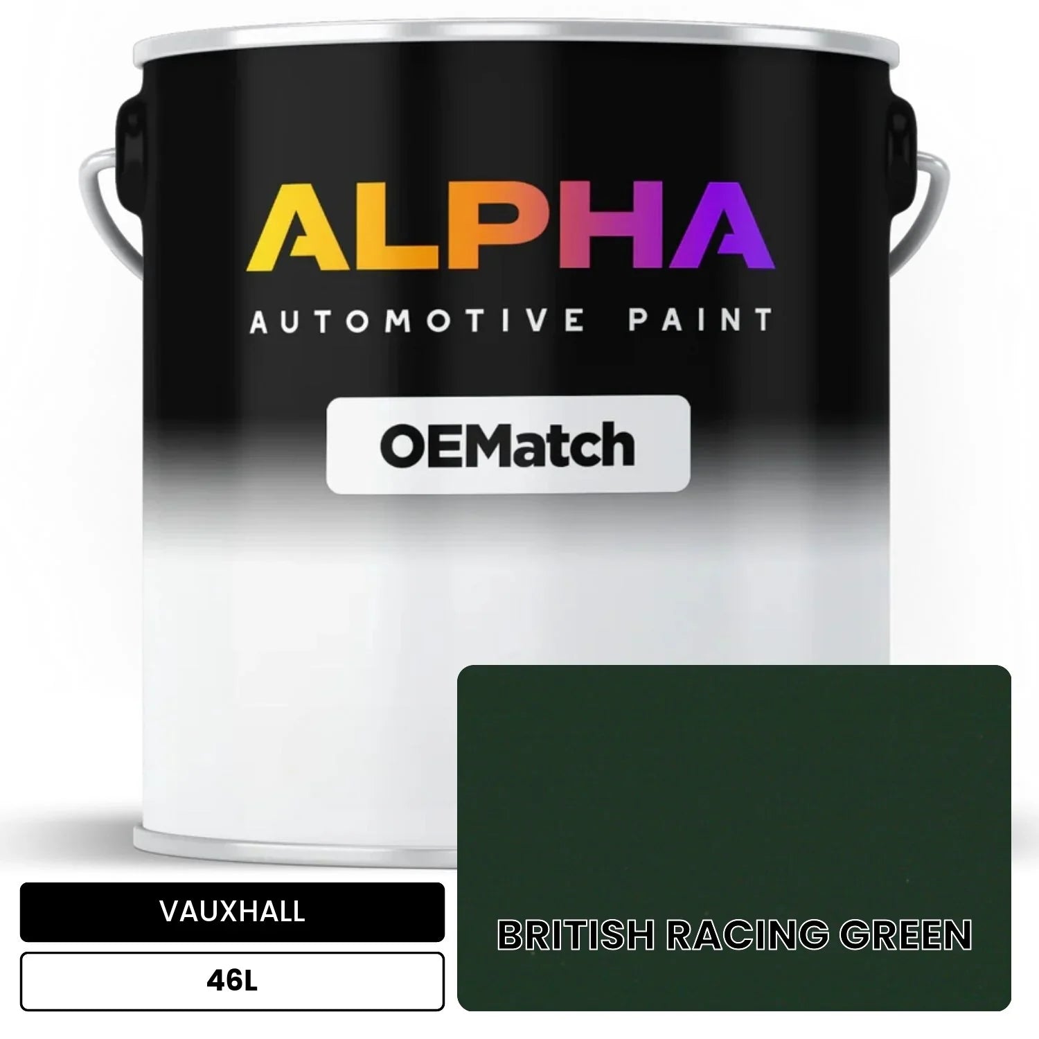 VAUXHALL BRITISH RACING GREEN 46L OEMatch Basecoat
