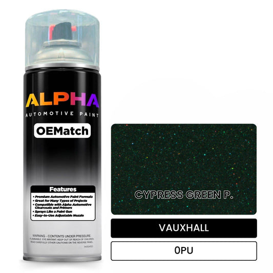 VAUXHALL CYPRESS GREEN P. 0PU OEMatch Spraycan